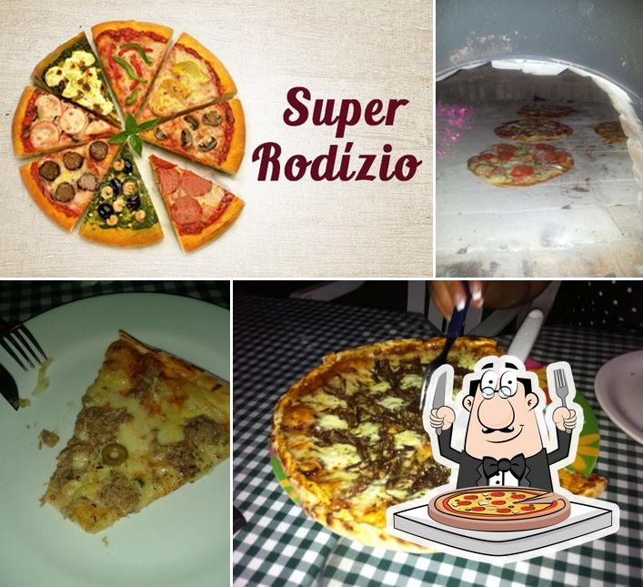 Escolha pizza no Pizzarella