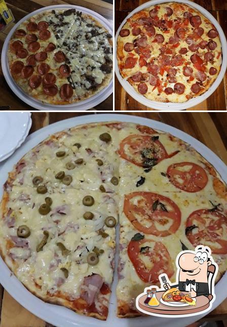 Escolha diversos tipos de pizza