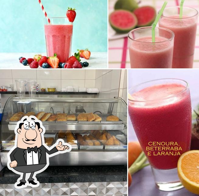 O interior do Casa de Suco do Japonês