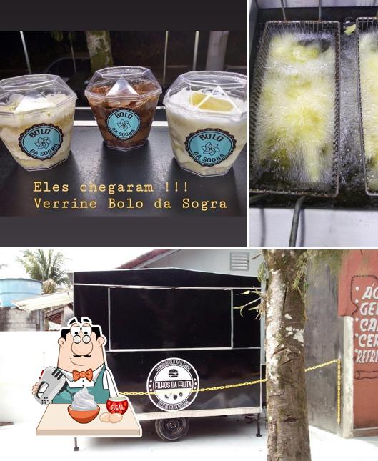 Filhos Da Fruta Food Trailer Burger Artesanal provê uma escolha de pratos doces
