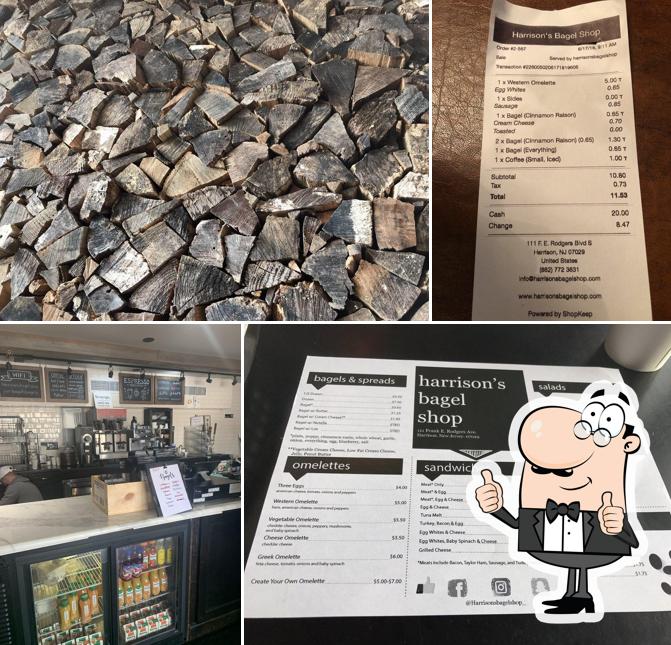 Harrison's Bagel Shop in Harrison Restaurant menu and reviews