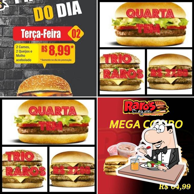 Comida em Raroo's Burguer Piratininga