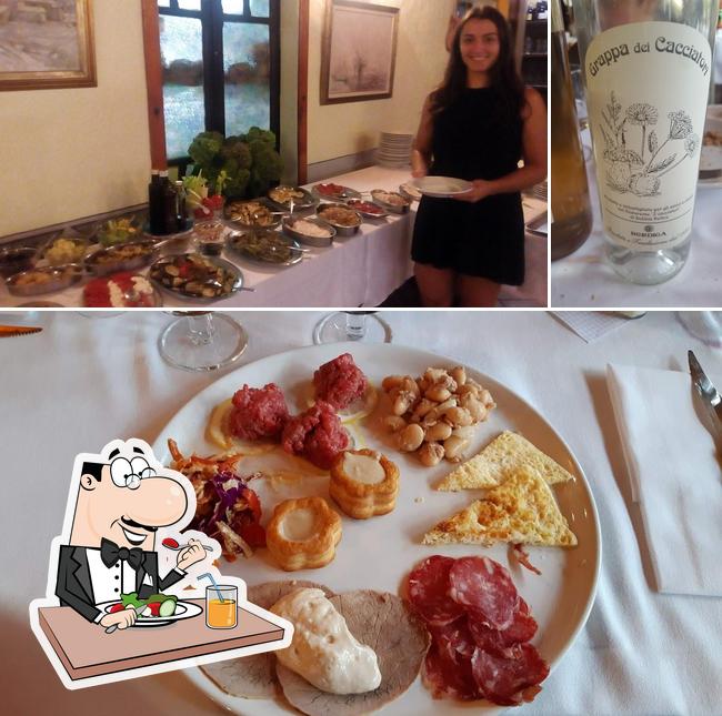 Questa è la immagine che presenta la cibo e alcol di Ristorante Cacciatori