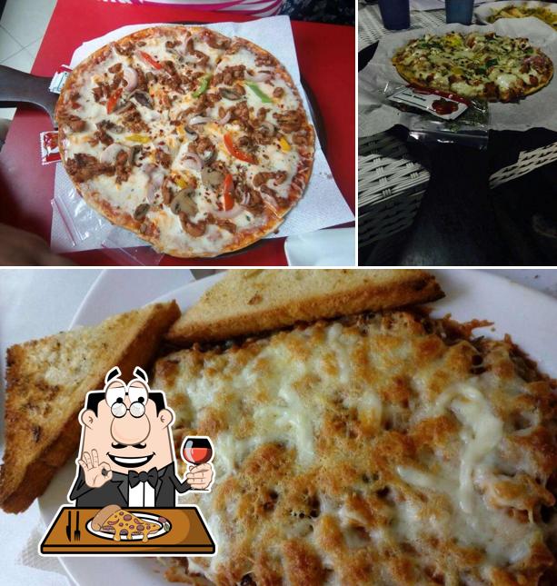 Pick various kinds of pizza