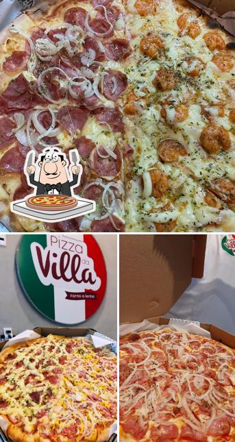 Experimente pizza no Villa Forneria