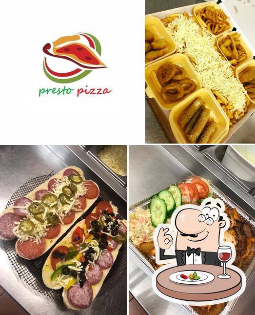 Presto Pizza in Hull Restaurant menu and reviews