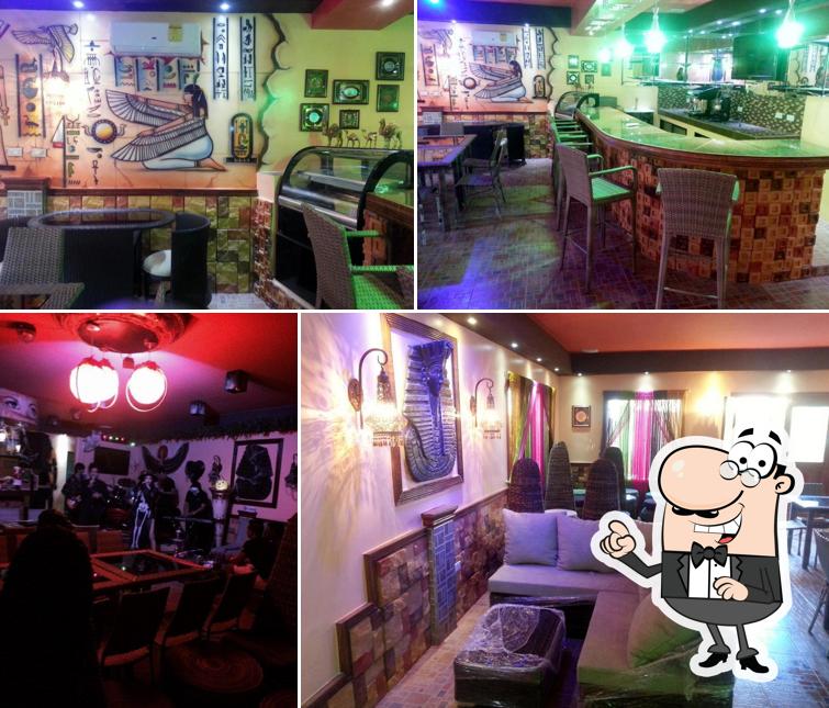 El interior de Khaliblu, Shisha Cafe Bar & Resto