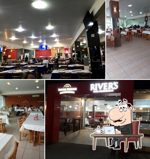 O interior do Churrascaria e Pizzaria do Gringo