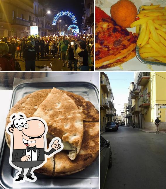 Questa è la foto che raffigura la esterno e cibo di Pizzeria 567