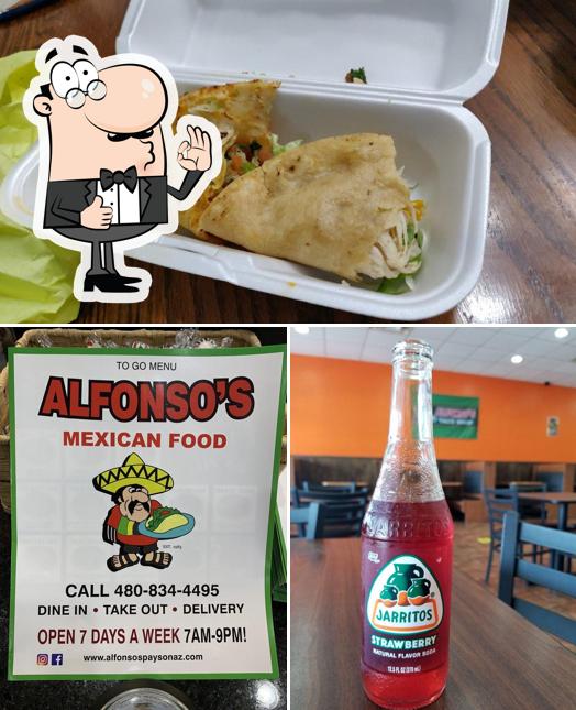 alfonso's mexican food menu