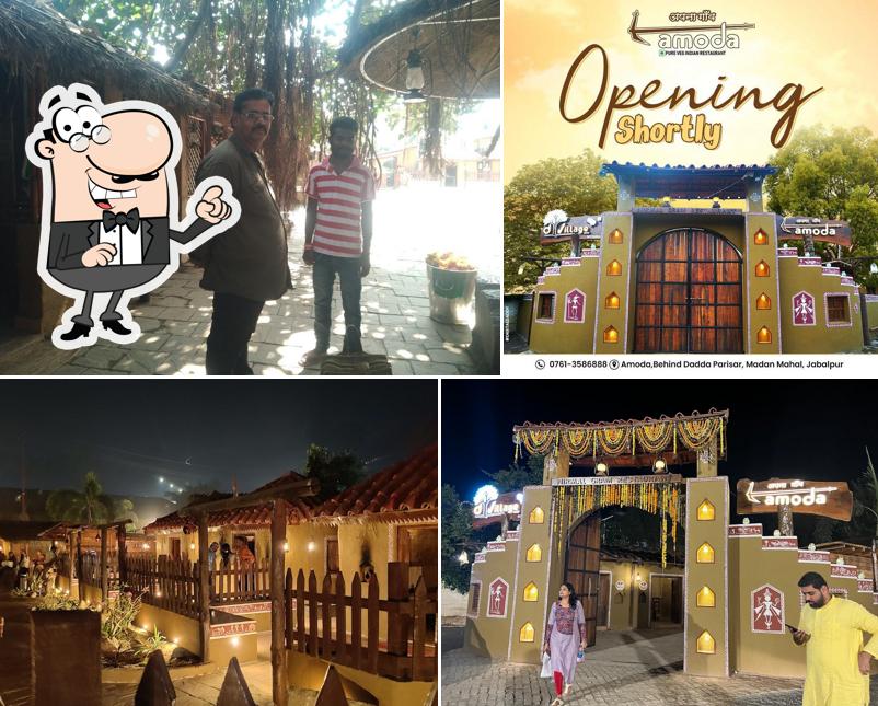 Check out how Amoda d Village - Best Veg Restaurant In Jabalpur looks outside