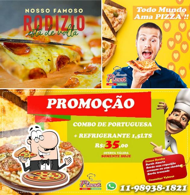 Peça diferentes estilos de pizza