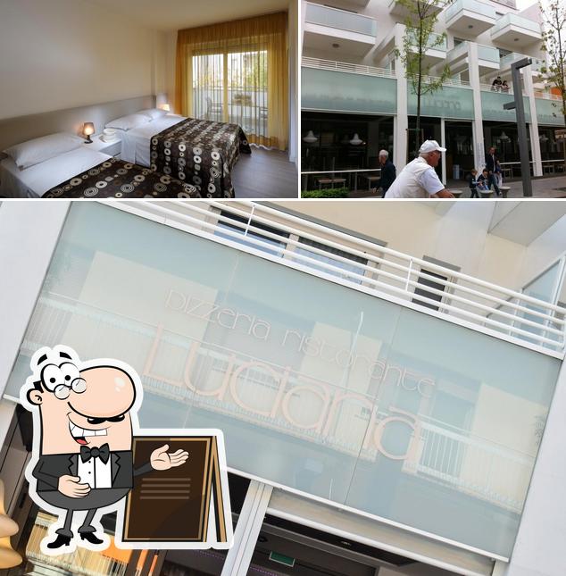 Взгляните на это изображение, где видны внешнее оформление и внутреннее оформление в Hotel Residence Luciana - Bibione