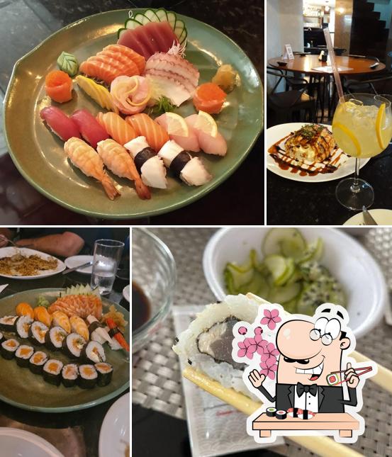 Presenteie-se com sushi no Sushi Barra