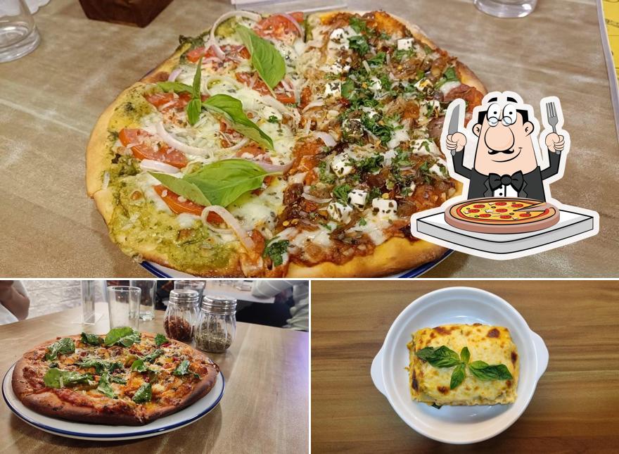 At Takus Food Studio, you can enjoy pizza