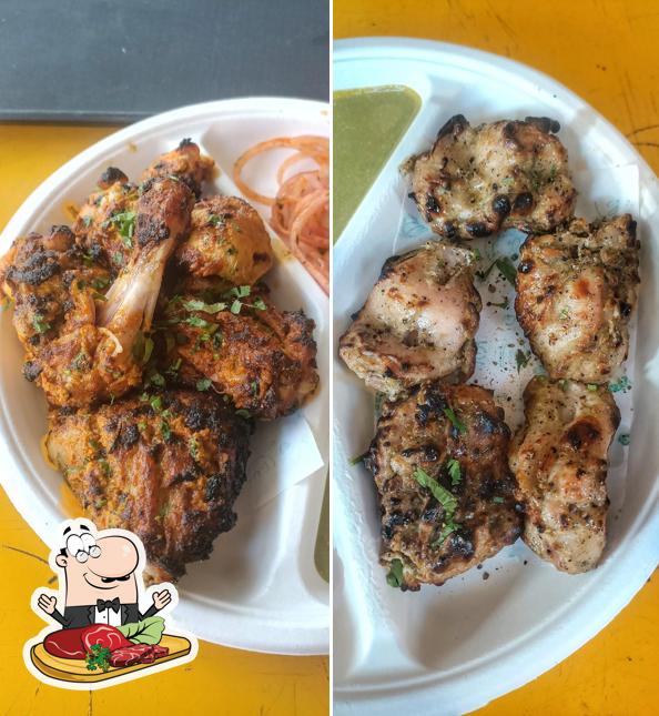 Meat meals are offered by Mogambo Khush Hua