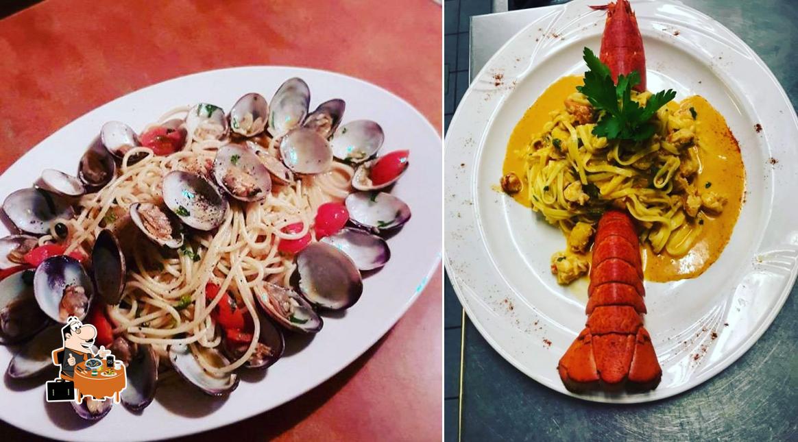 Закажите блюда с морепродуктами в "Cavallino Bianco"