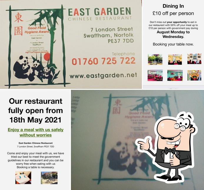 Look at the pic of The East Garden Chinese Restaurant