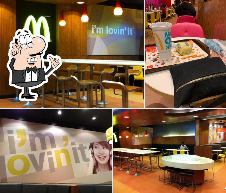 El interior de McDonald's