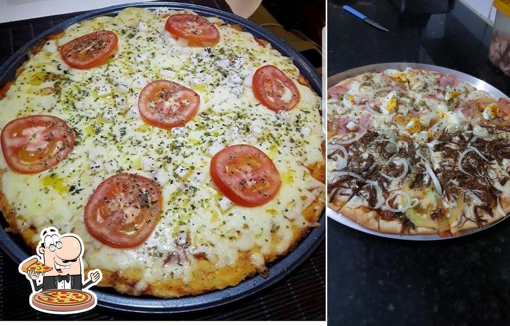 No Garagem Pizzaria, você pode degustar pizza