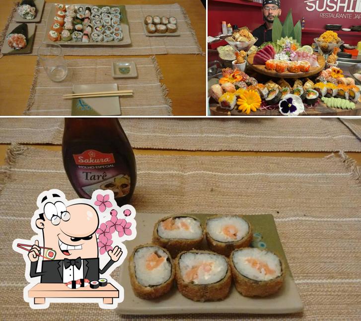 Presenteie-se com sushi no Sushi Mari