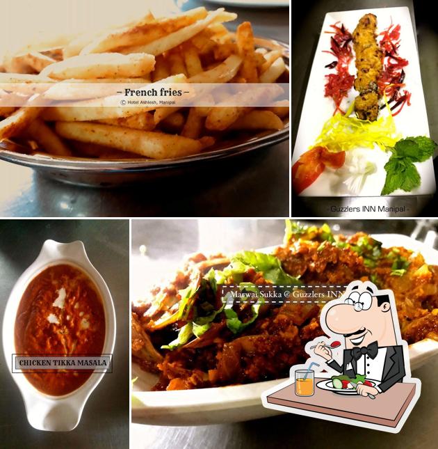 Food at Guzzlers Inn
