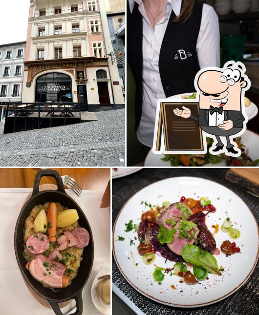 Goditi la vista dall'area esterna di La Bavaria