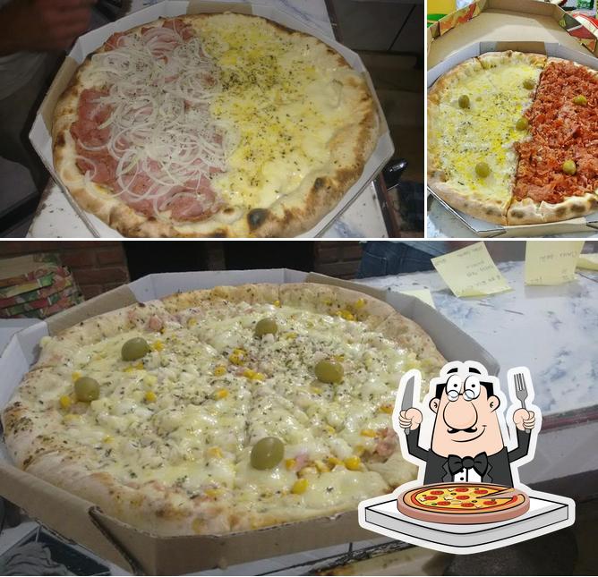 Escolha diversos estilos de pizza