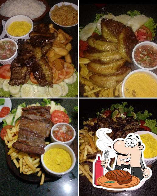 Escolha refeições de carne no Teresina Bar