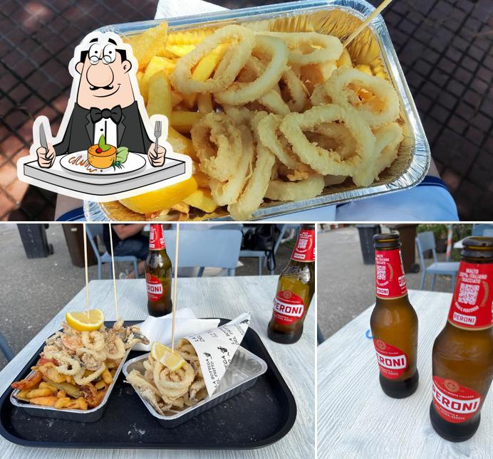 Questa è la foto che raffigura la cibo e birra di La Bottega Del Fritto