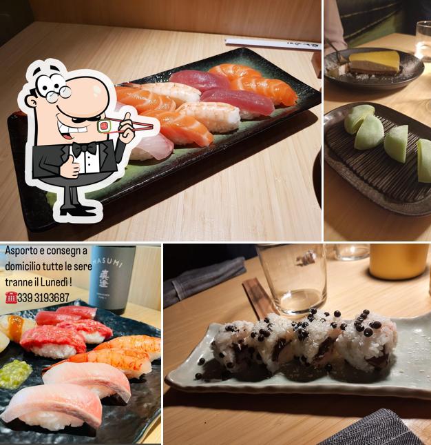 Scegli le varie opzioni di sushi