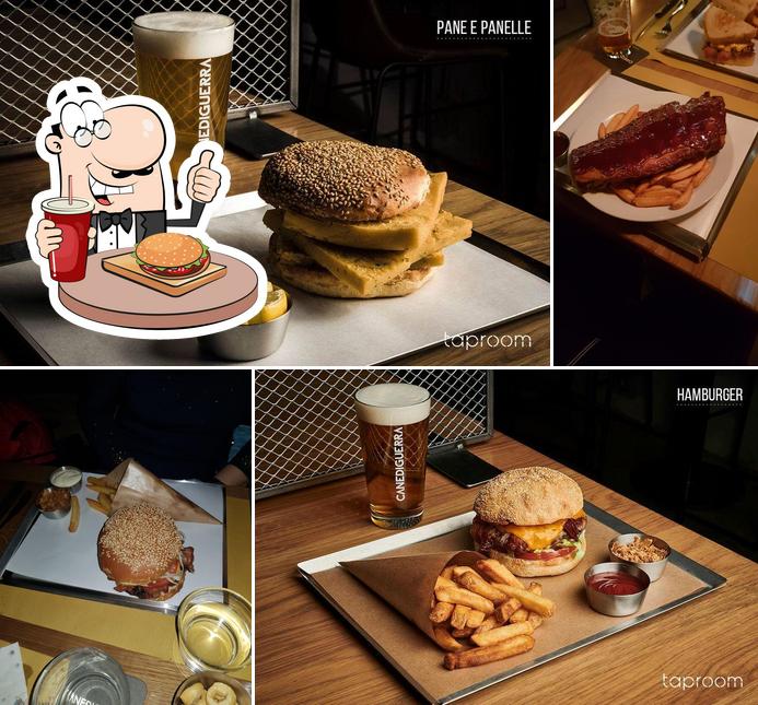 Prenez un hamburger à Taproom