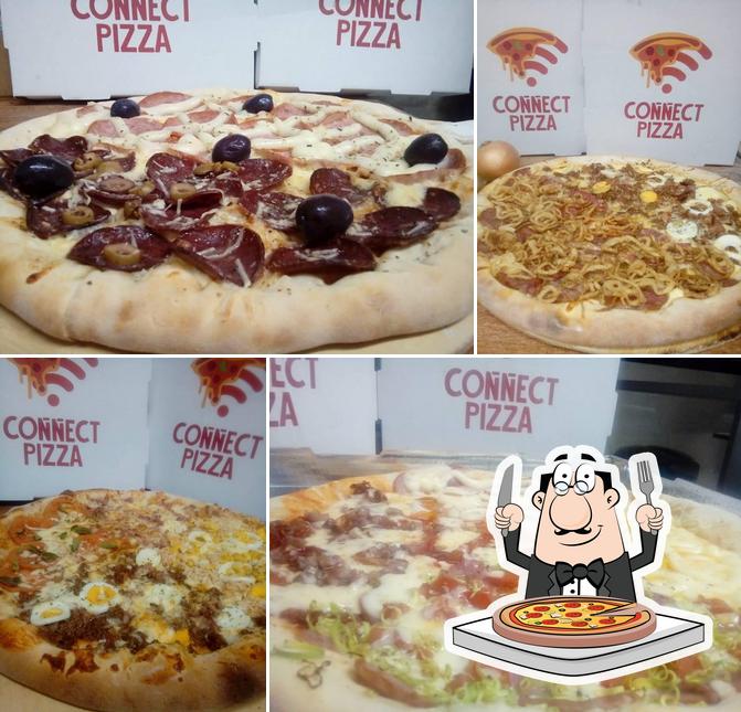 Consiga pizza no Connect Pizza