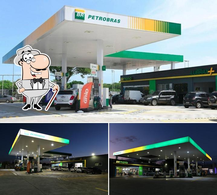 O exterior do Posto Petrobras