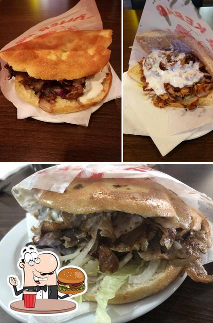 Try out a burger at Köşem Imbiss