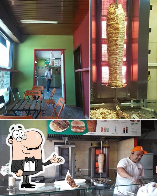 L'intérieur de Aziz kebab