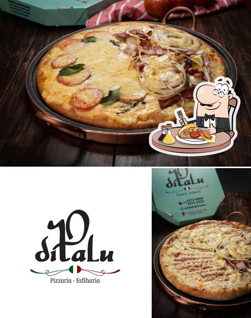 Consiga pizza no Di Palu Pizzaria - Pizzas Esfihas Beirutes Salgados