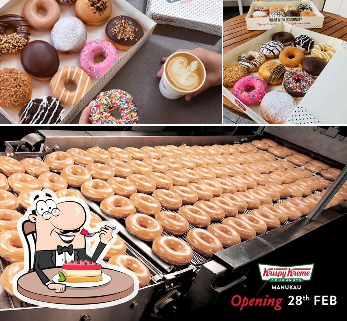 Don’t forget to try out a dessert at Krispy Kreme Domestic Terminal