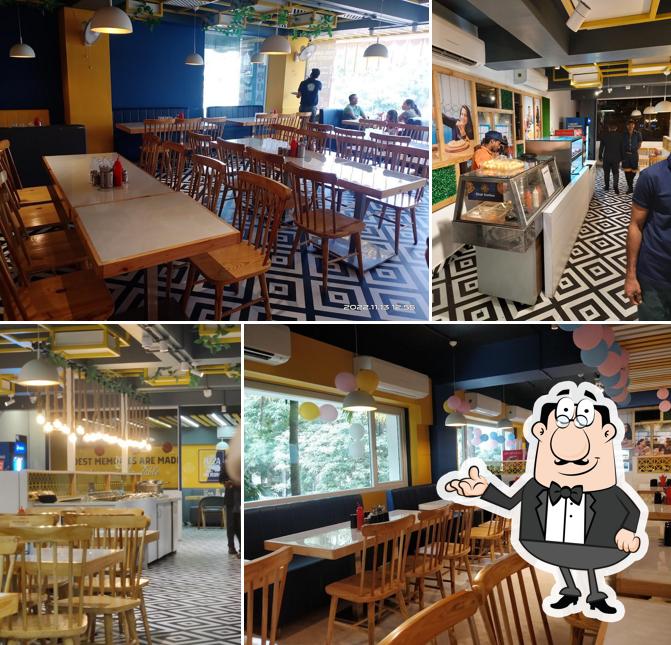 Check out how Mr.Jones Pizza Waghodiaroad looks inside