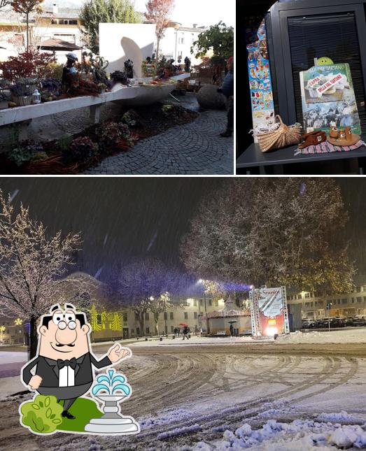 La esterno e interni del ristorante