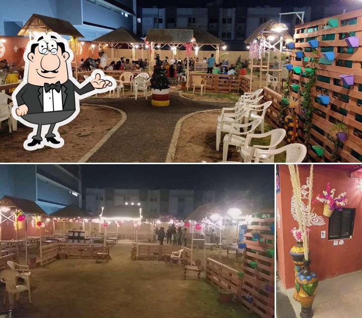 The interior of Desi Thath Garden Restaurant