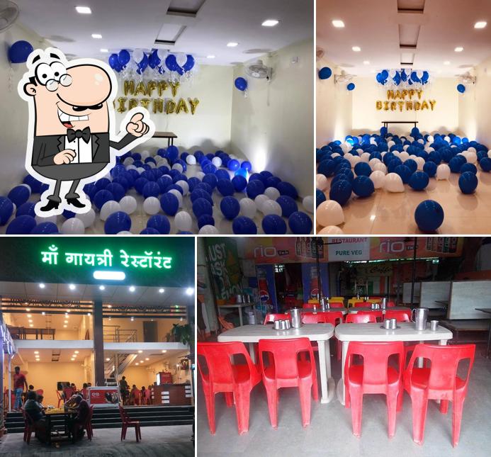 The interior of Maa Gayatri Restaurant Pure Veg, Punawale, Gayatri Restaurant, Catering service, Party Hall