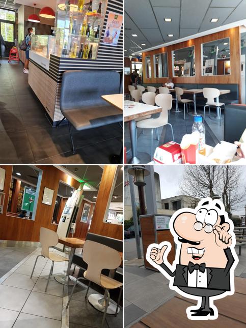 L'intérieur de McDonald's