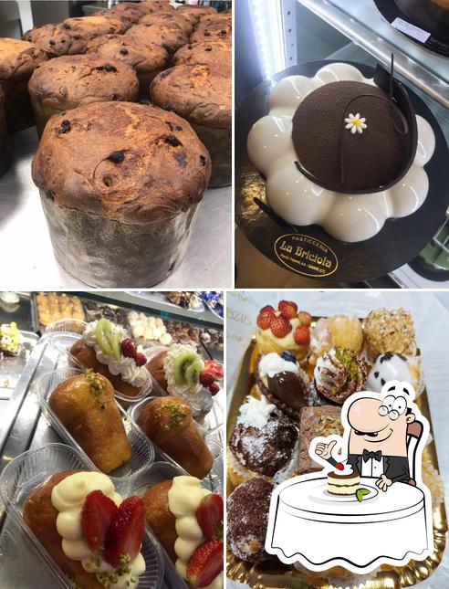 Pasticceria La Briciola serve un'ampia varietà di dessert