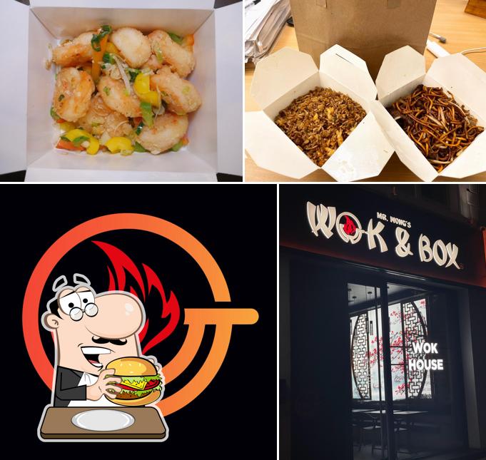 Get a burger at Mr Wong’s Wok & Box ️