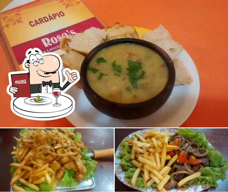 Comida em Rosa's Pizzaria, Lanchonete e Franguinho