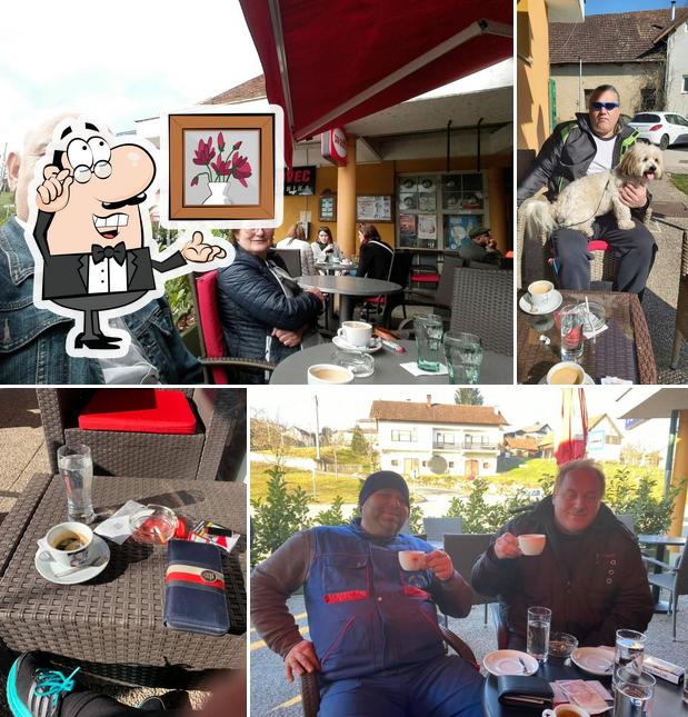 Gli interni di Caffe bar Tropic