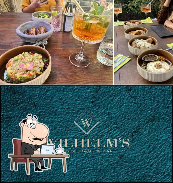 Die Inneneinrichtung von Wilhelm's Grill & Bar