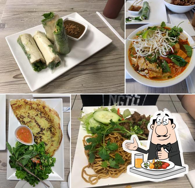 Platos en Rice and Spoon Vietnamese Cuisine