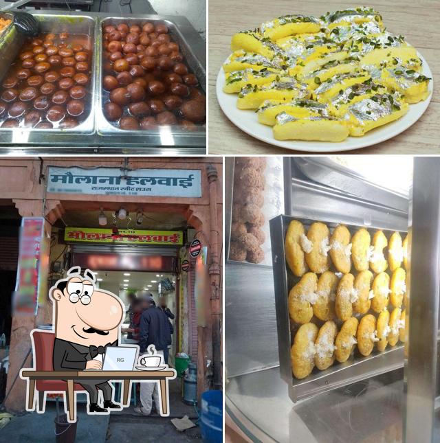 The interior of Maulana Halwai Rajasthan Sweet House